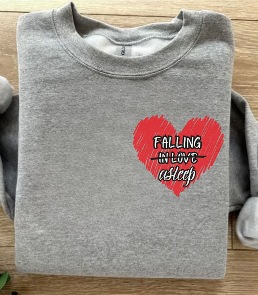 Falling Asleep - Unisex Graphic Sweatshirt