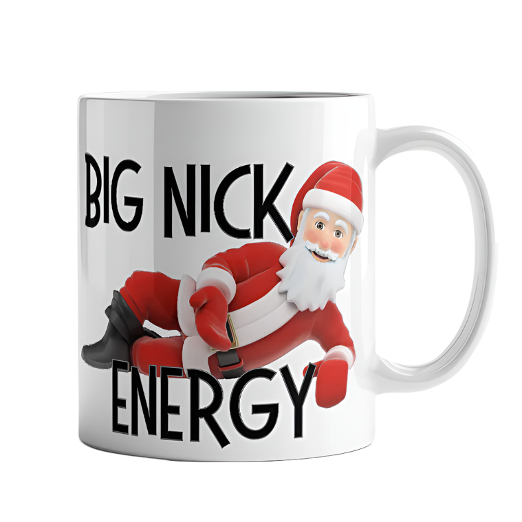 Big Nick Energy White 11oz Coffee Mug