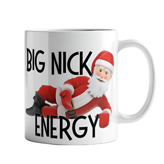 Big Nick Energy White 11oz Coffee Mug