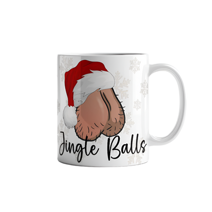 Jingle Balls White 11oz Coffee Mug