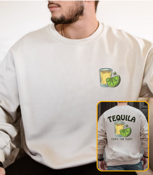 Tequila Therapy - Graphic Sweatshirt
