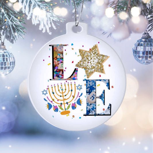 Jewish Love - Acrylic Ornament