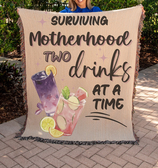 Surviving Motherhood - Woven Heirloom Blanket
