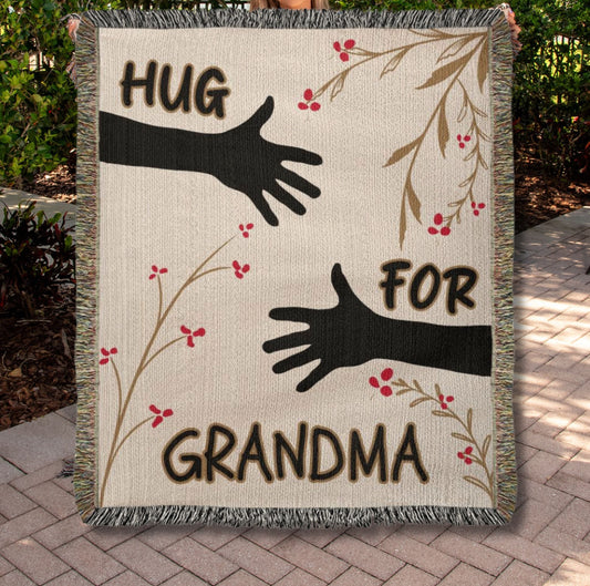 Hug For Grandma - Woven Heirloom Blanket