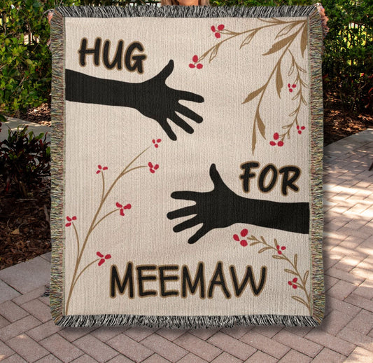 Hug For Meemaw - Woven Heirloom Blanket