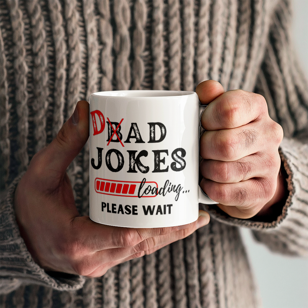 Dad Jokes Mug (White)