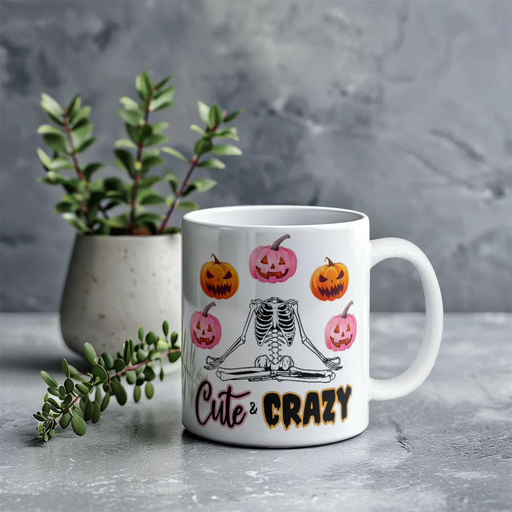 Cute & Crazy Mug (White)