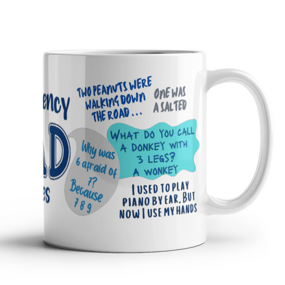 Emergency Dad Jokes Mug