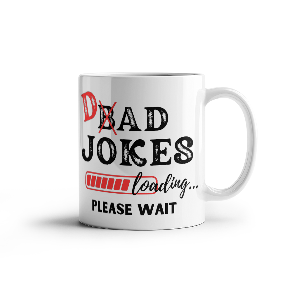 Dad Jokes Mug (White)