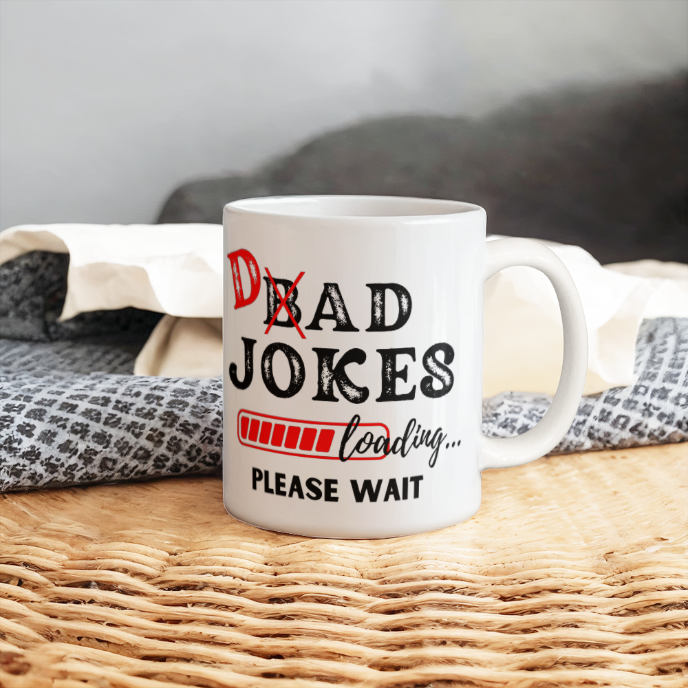 Dad Jokes Mug (White)