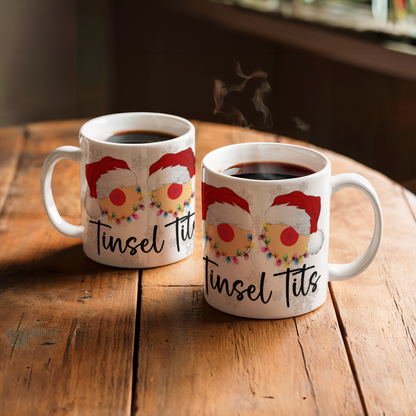 Tinsel Tits Mug