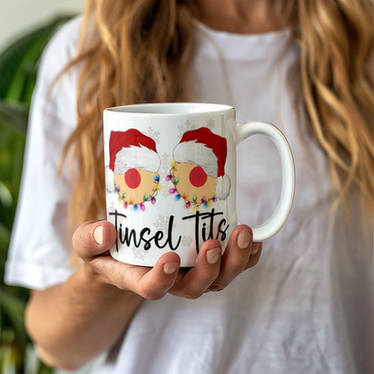 Tinsel Tits Mug