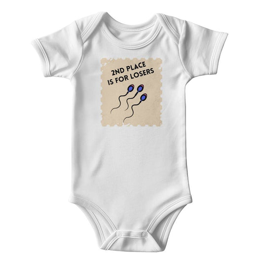 2nd Place Is For Losers - Tiny Threads Baby Bodysuit