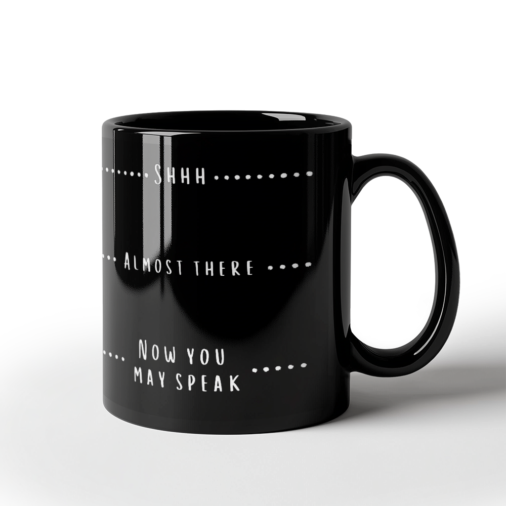 Don't Speak Mug (Black)