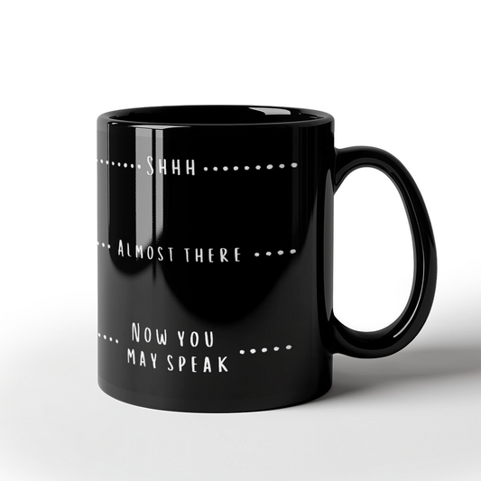 Don't Speak Mug (Black)