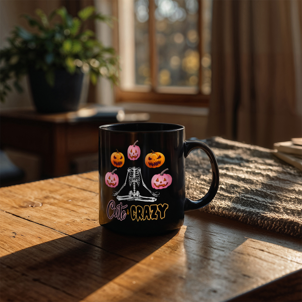 Cute & Crazy Mug (Black)