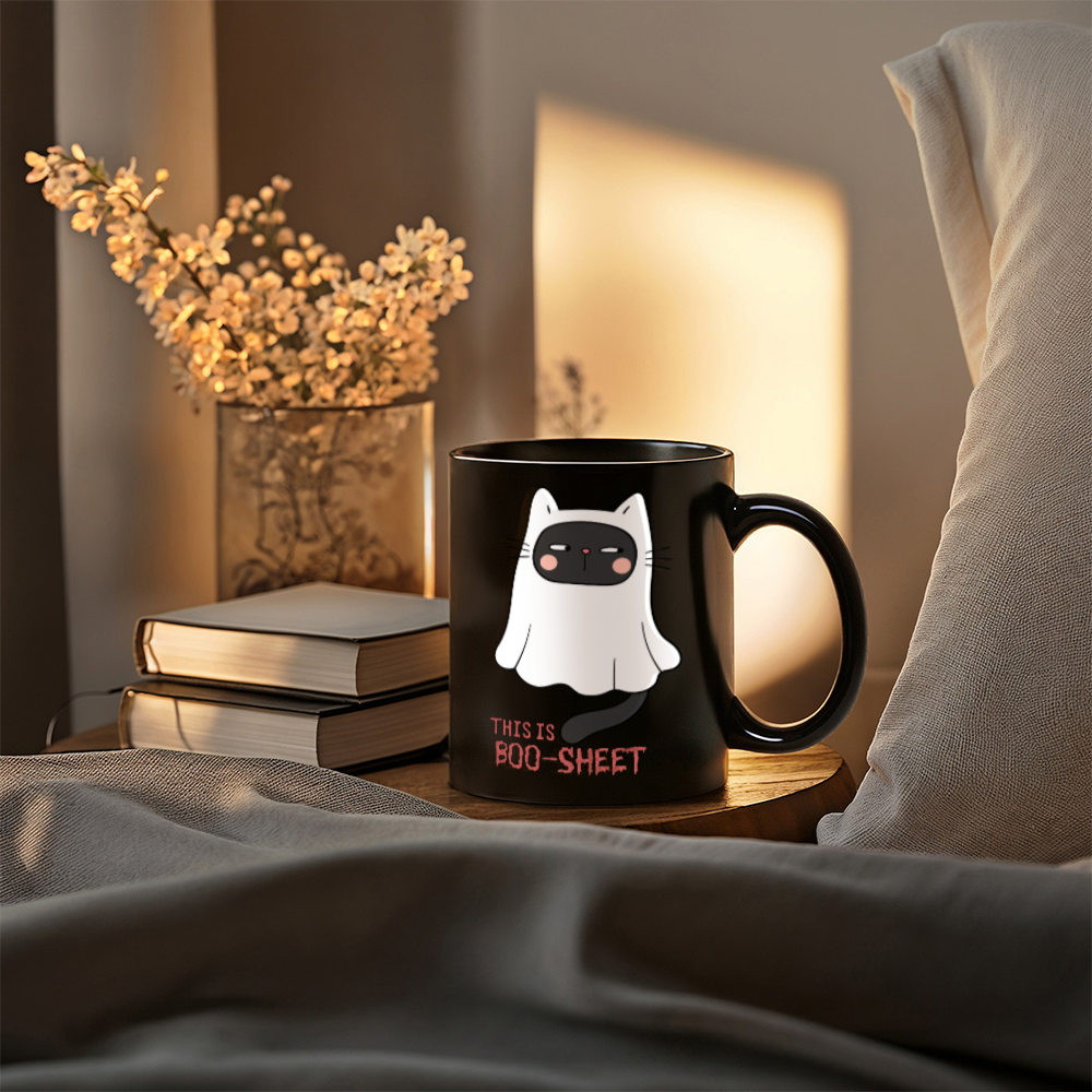 Cat Ghost Mug