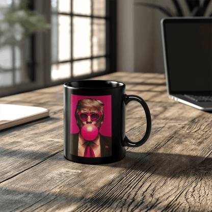 Bubble Gum Trump Mug (Black)