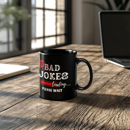 Dad Jokes Mug (Black)