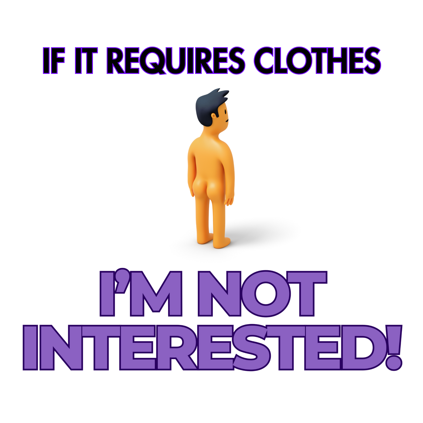 Clothing Not Needed Tee